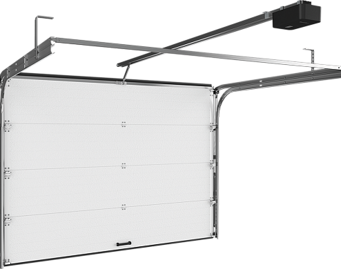 Гаражные секционные ворота rsd01lux